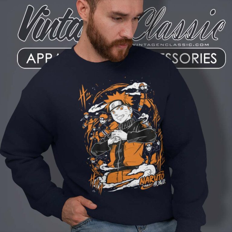 Naruto Madara Uchiha Manga Strip Anime Sweatshirt Naruto Madara Uchiha Manga Strip Anime Sweatshirt