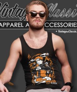Naruto Madara Uchiha Manga Strip Anime Tank Top Racerback