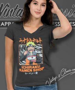 Naruto Shippuden Ichiraku Ramen Shop V Neck TShirt
