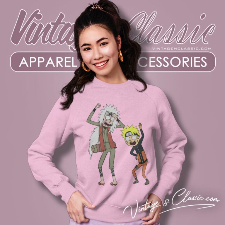 Naruto X Rick And Morty Sweatshirt Naruto X Rick And Morty Sweatshirt