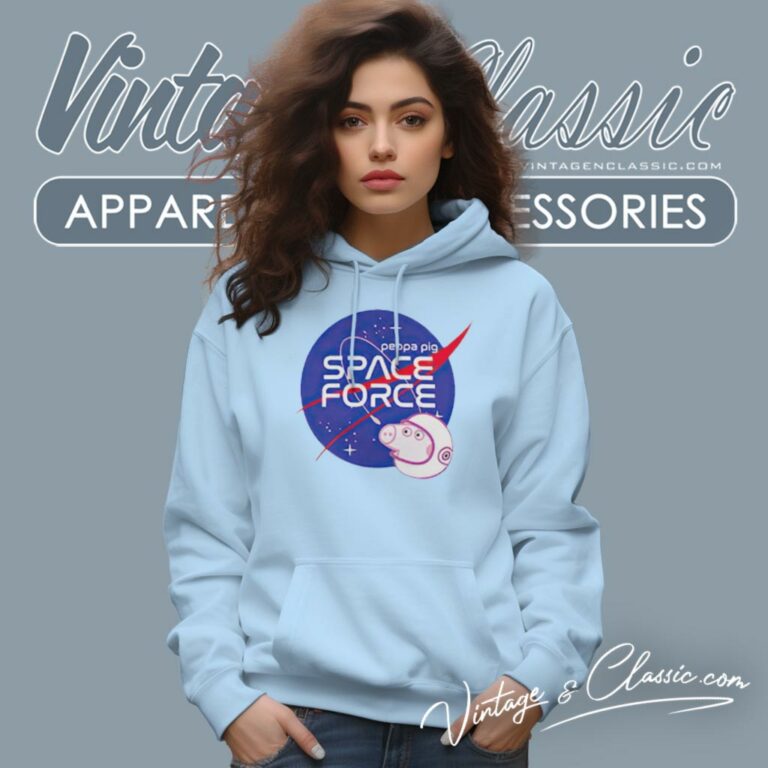 Nasa Peppa Pig Space Force Hoodie Nasa Peppa Pig Space Force Hoodie