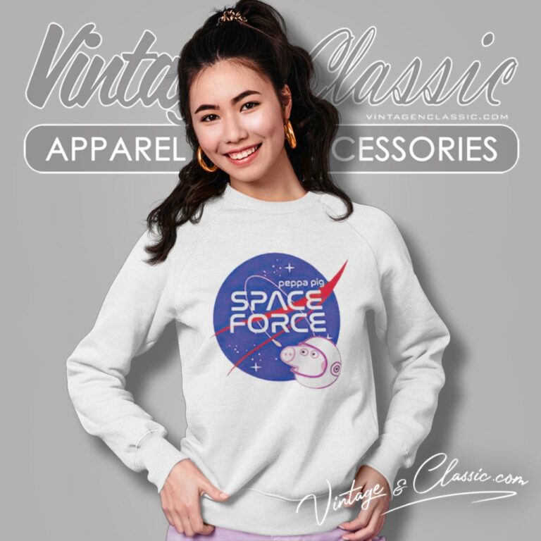 Nasa Peppa Pig Space Force Sweatshirt Nasa Peppa Pig Space Force Sweatshirt