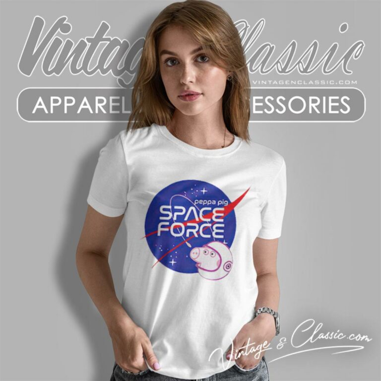 Nasa Peppa Pig Space Force Women T Shirt Nasa Peppa Pig Space Force Women T Shirt