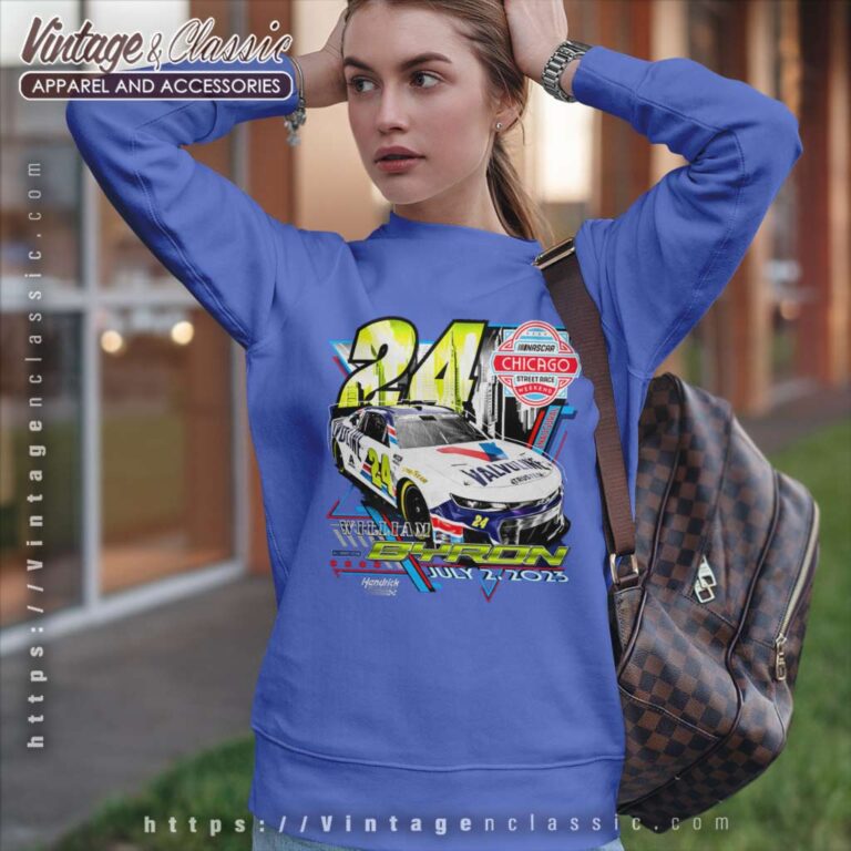 Nascar Byron 24 Chicago Valvoline Sweatshirt Nascar Byron 24 Chicago Valvoline Sweatshirt