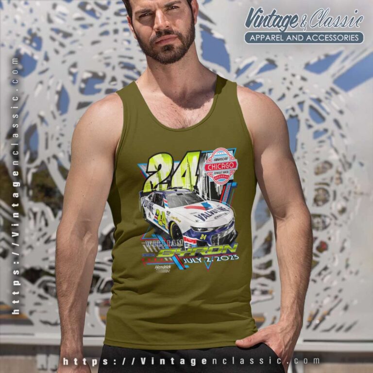 Nascar Byron 24 Chicago Valvoline Tank Top Racerback Nascar Byron 24 Chicago Valvoline Tank Top Racerback