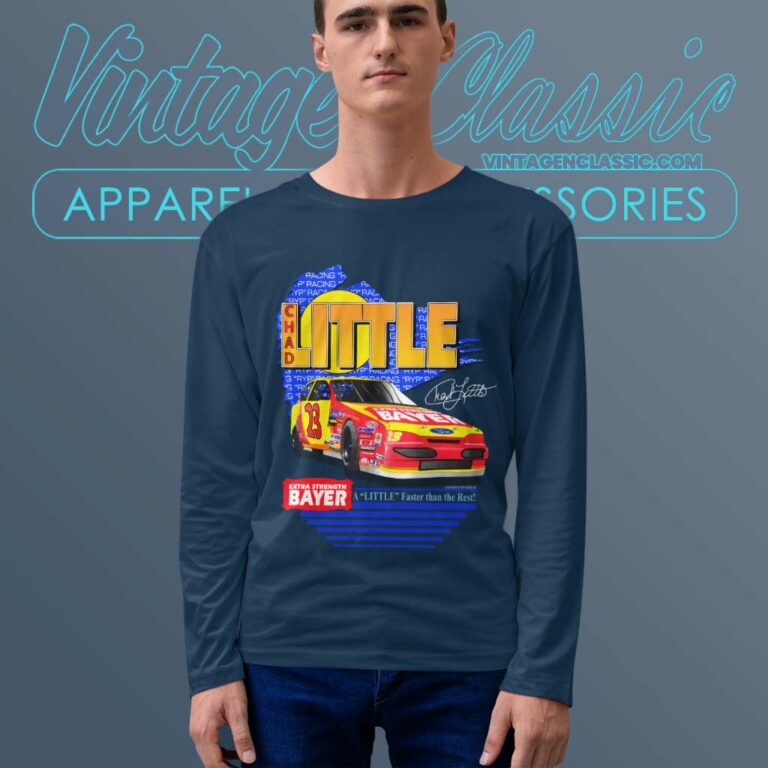 Nascar Chad Little 23 Vintage Long Sleeve Tee Nascar Chad Little 23 Vintage Long Sleeve Tee