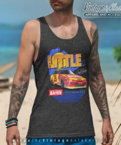 Nascar Chad Little 23 Vintage Tank Top Racerback