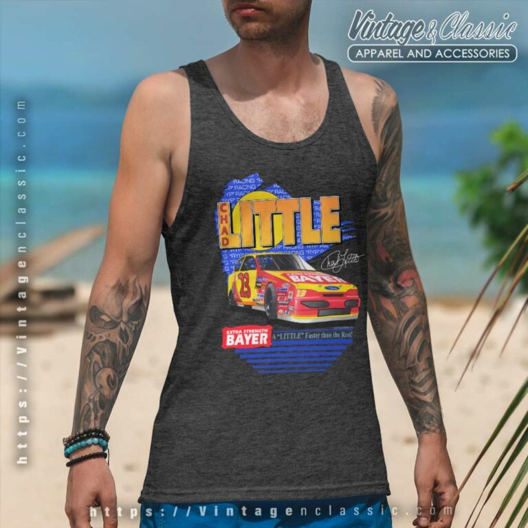 Nascar Chad Little 23 Vintage Tank Top Racerback Nascar Chad Little 23 Vintage Tank Top Racerback