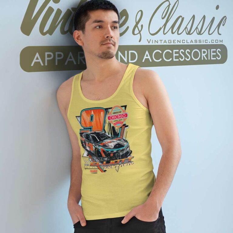Nascar Chase Elliott 9 Chicago Hooters Tank Top Racerback Nascar Chase Elliott 9 Chicago Hooters Tank Top Racerback