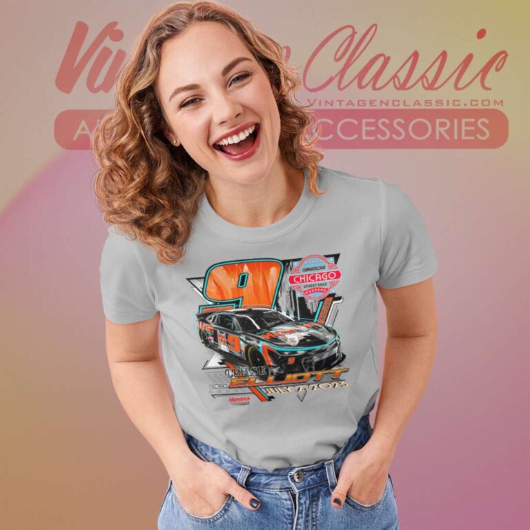 Nascar Chase Elliott 9 Chicago Hooters Women TShirt Nascar Chase Elliott 9 Chicago Hooters Women TShirt