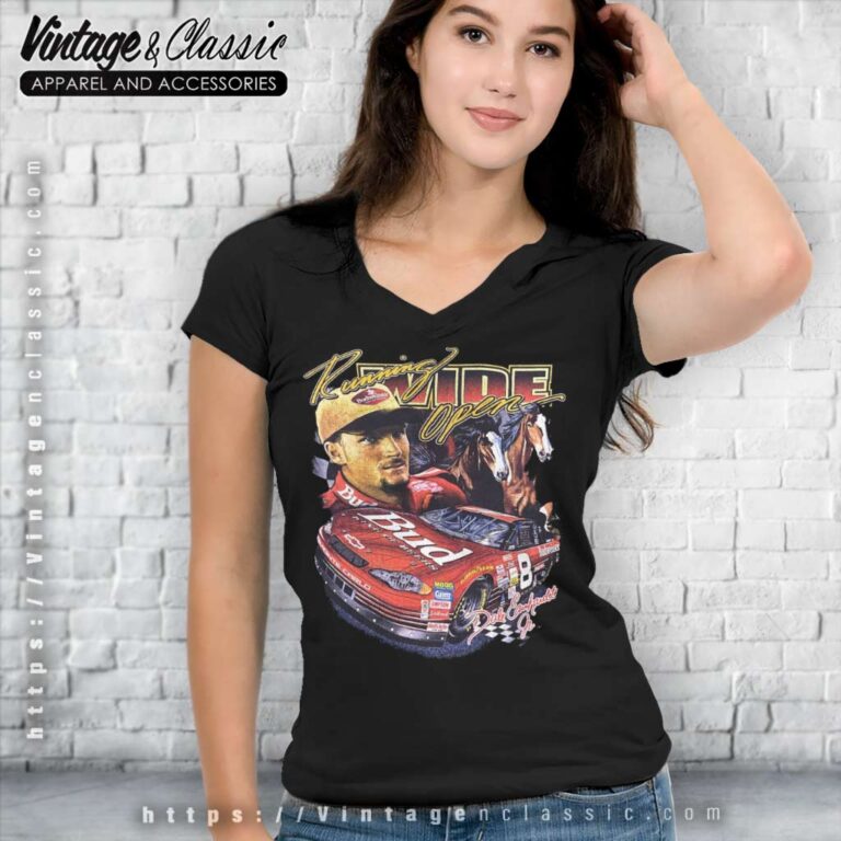 Nascar Dale Earnhardt Jr V Neck TShirt Nascar Dale Earnhardt Jr V Neck TShirt