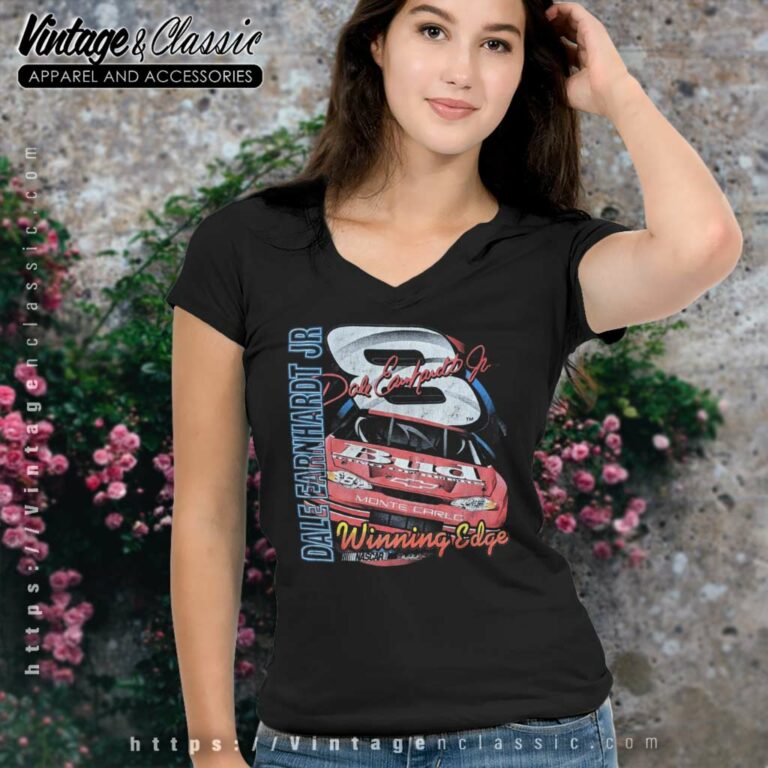 Nascar Dale Earnhardt Jr Winning Edge V Neck TShirt Nascar Dale Earnhardt Jr Winning Edge V Neck TShirt