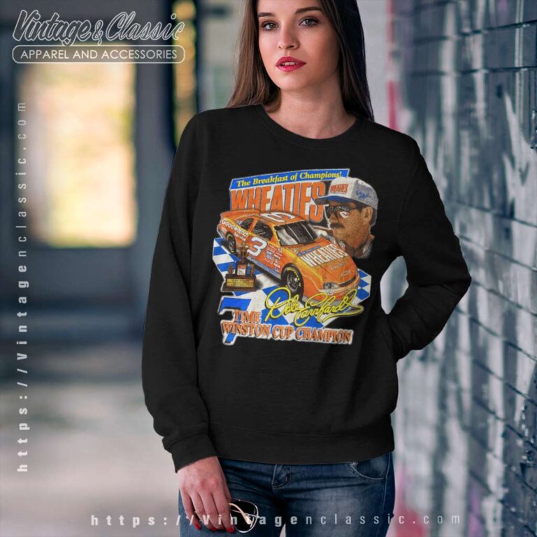 Nascar Dale Earnhardt Sr Champion Wheaties Vintage Sweatshirt Nascar Dale Earnhardt Sr Champion Wheaties Vintage Sweatshirt