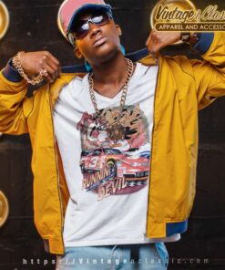 Nascar Dale Earnhardt Tasmanian Devil V Neck TShirt