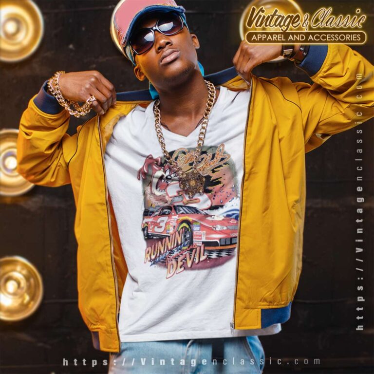 Nascar Dale Earnhardt Tasmanian Devil V Neck TShirt Nascar Dale Earnhardt Tasmanian Devil V Neck TShirt