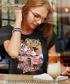 Nascar Dale Earnhardt Tasmanian Devil Women TShirt