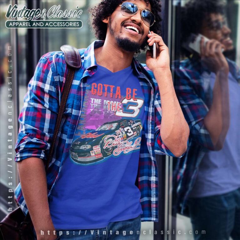 Nascar Dale Earnhardt The Man Vintage V Neck TShirt Nascar Dale Earnhardt The Man Vintage V Neck TShirt