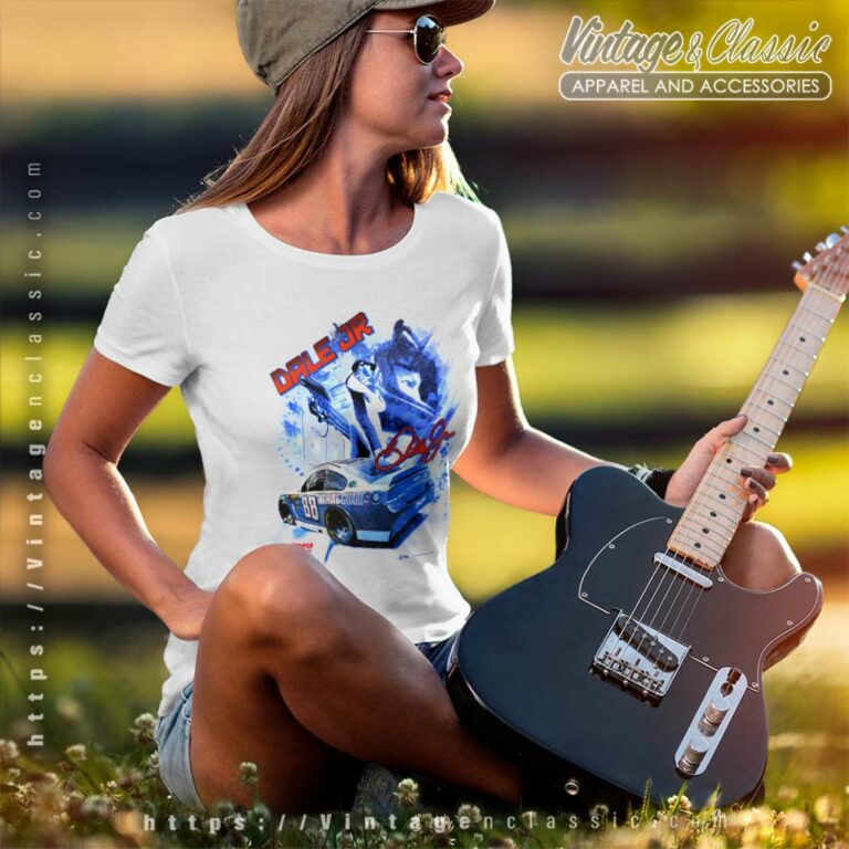 Nascar Dale Jr National Guard Women TShirt Nascar Dale Jr National Guard Women TShirt
