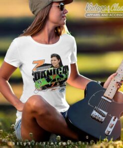 Nascar Danica Patrick 7 Godaddy Vintage Women TShirt