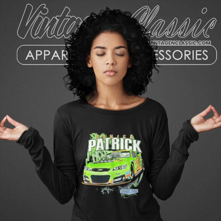 Nascar Danica Patrick Vintage Long Sleeve Tee 1 Nascar Danica Patrick Vintage Long Sleeve Tee 1