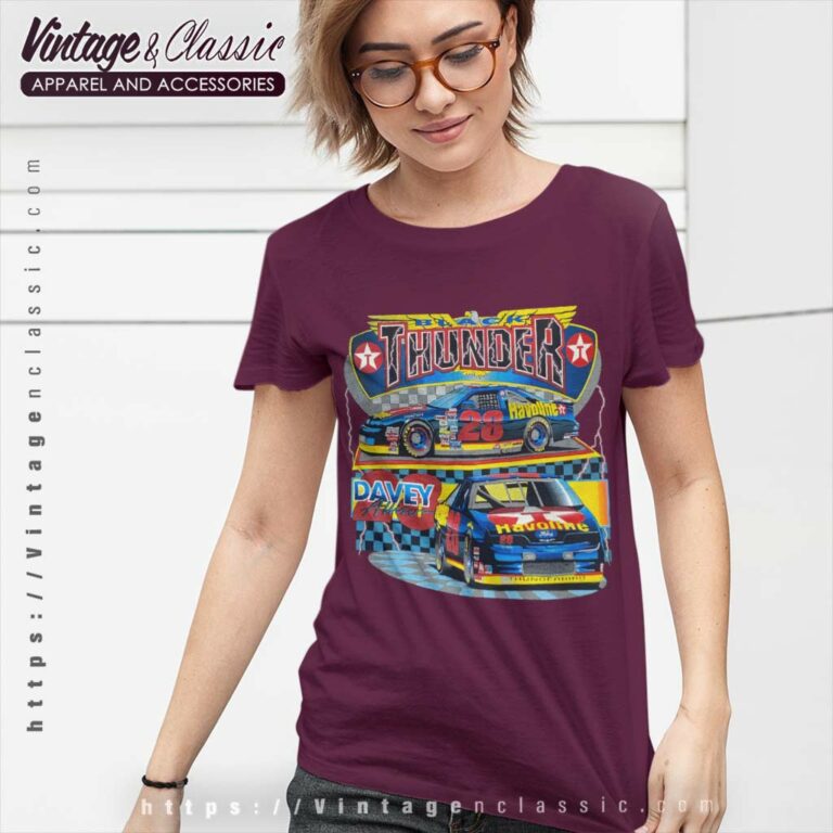 Nascar Davie Allison Black Thunder Women TShirt Nascar Davie Allison Black Thunder Women TShirt
