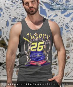 Nascar Jamie Mcmurray 26 Crown Royal Racing Vintage Tank Top Racerback