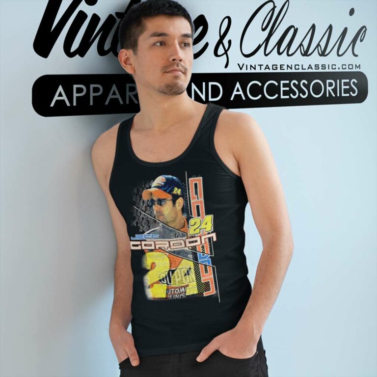 Nascar Jeff Gordon Dupont 24 Tank Top Racerback Nascar Jeff Gordon Dupont 24 Tank Top Racerback
