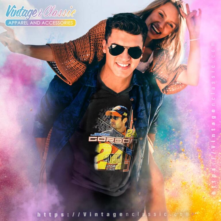 Nascar Jeff Gordon Dupont 24 V Neck TShirt Nascar Jeff Gordon Dupont 24 V Neck TShirt