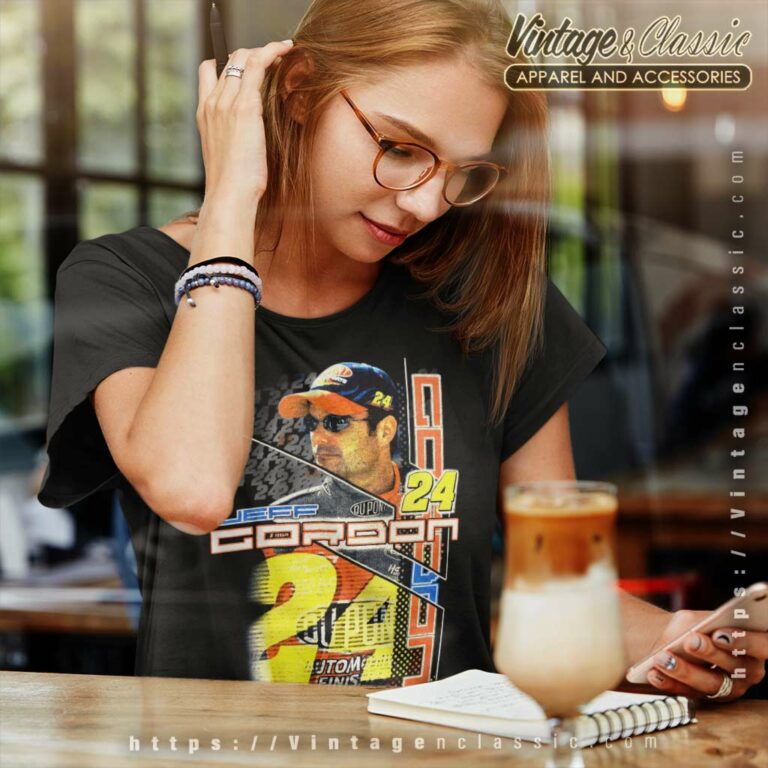 Nascar Jeff Gordon Dupont 24 Women TShirt Nascar Jeff Gordon Dupont 24 Women TShirt