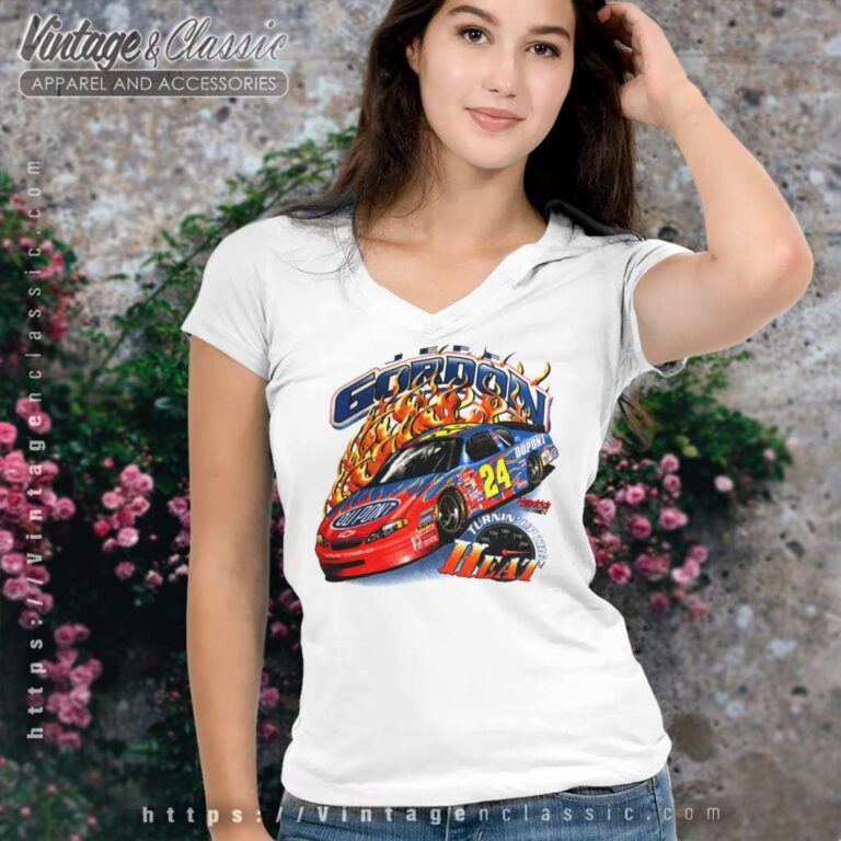 Nascar Jeff Gordon V Neck TShirt Nascar Jeff Gordon V Neck TShirt