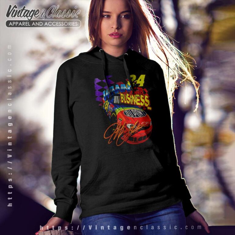 Nascar Jeff Gordon Winning Is His Business Vintage Hoodie Nascar Jeff Gordon Winning Is His Business Vintage Hoodie