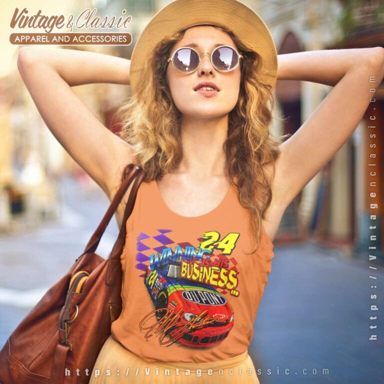 Nascar Jeff Gordon Winning Is His Business Vintage Tank Top Racerback Nascar Jeff Gordon Winning Is His Business Vintage Tank Top Racerback