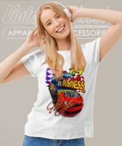 Nascar Jeff Gordon Winning Is His Business Vintage Women TShirt