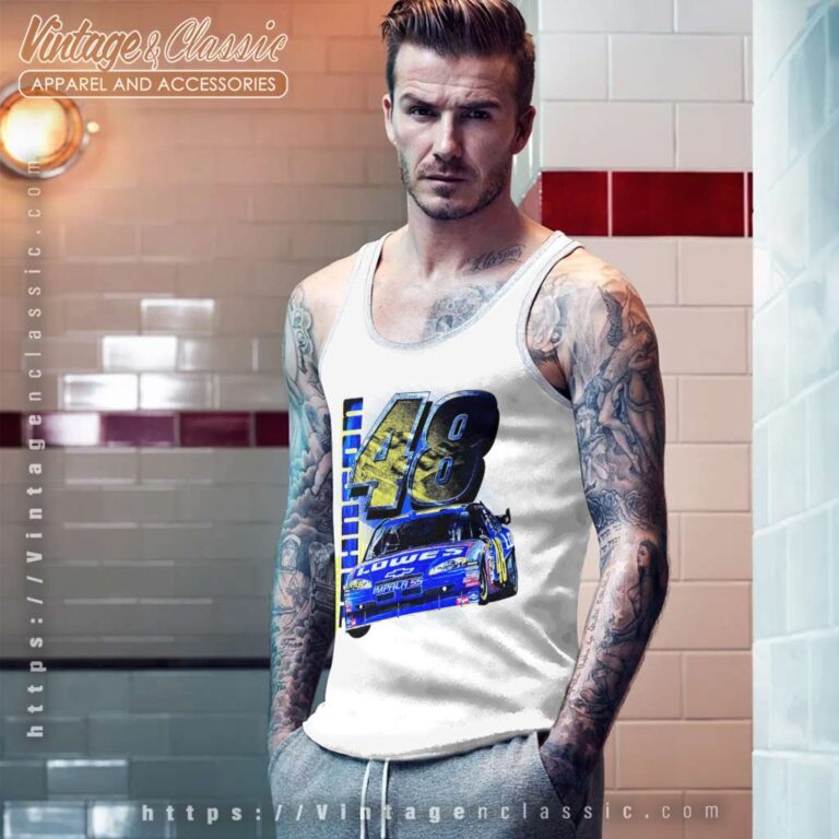 Nascar Jimmie Johnson 48 Lowes Tank Top Racerback Nascar Jimmie Johnson 48 Lowes Tank Top Racerback