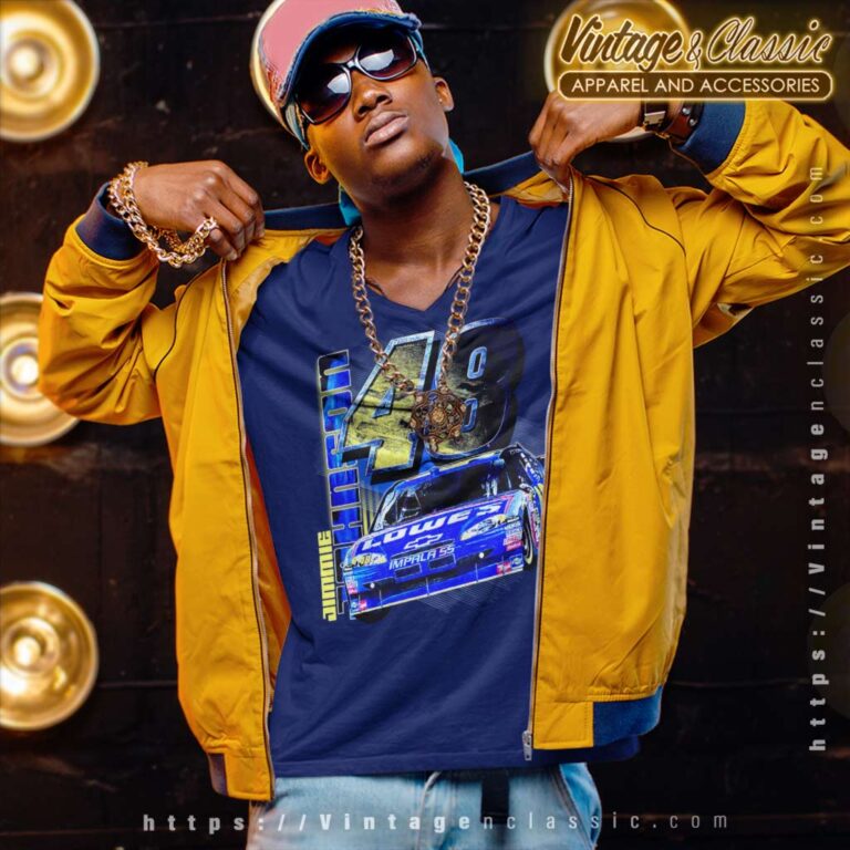 Nascar Jimmie Johnson 48 Lowes V Neck TShirt Nascar Jimmie Johnson 48 Lowes V Neck TShirt