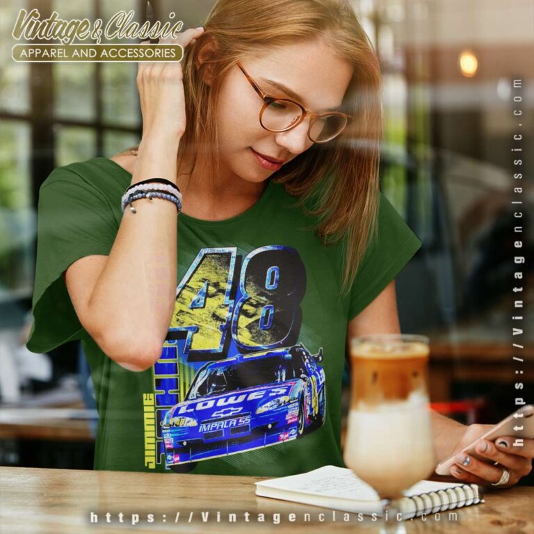 Nascar Jimmie Johnson 48 Lowes Women TShirt Nascar Jimmie Johnson 48 Lowes Women TShirt