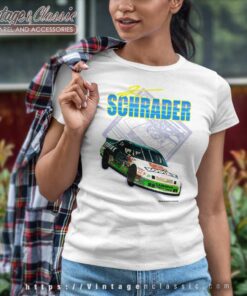 Nascar Ken Schrader 25 Kodiak Chevy Women TShirt