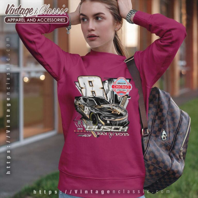 Nascar Kyle Busch 8 Chicago Street Race Sweatshirt Nascar Kyle Busch 8 Chicago Street Race Sweatshirt
