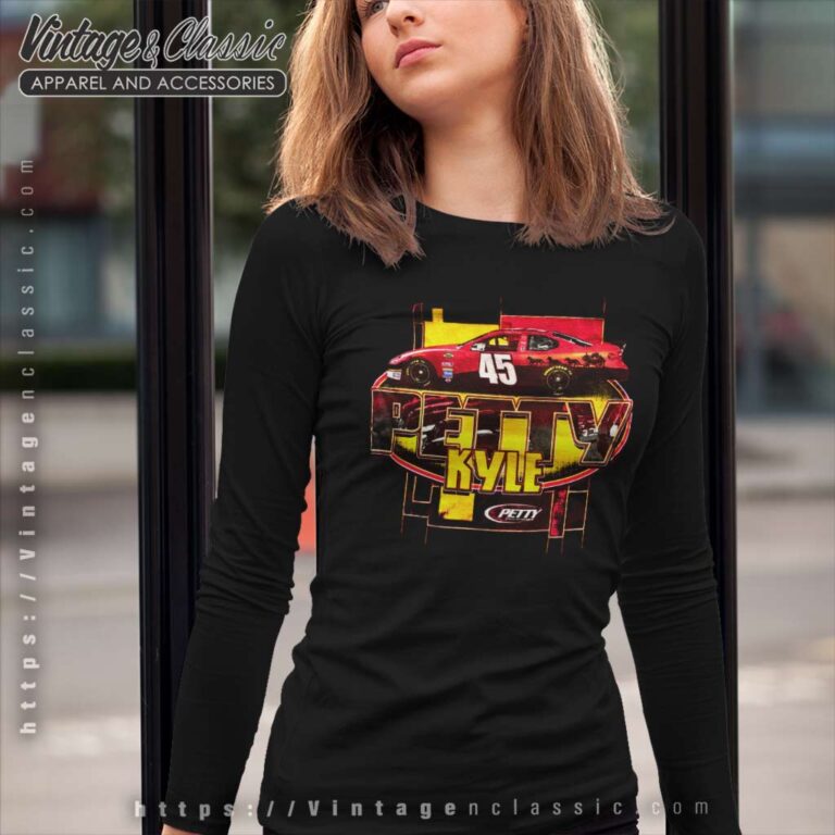 Nascar Kyle Petty 45 Vintage Long Sleeve Tee Nascar Kyle Petty 45 Vintage Long Sleeve Tee