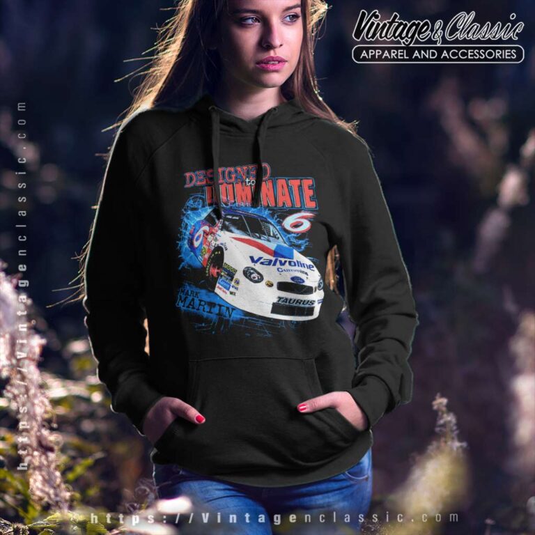 Nascar Mark Martin Designed To Dominate Vintage Hoodie Nascar Mark Martin Designed To Dominate Vintage Hoodie