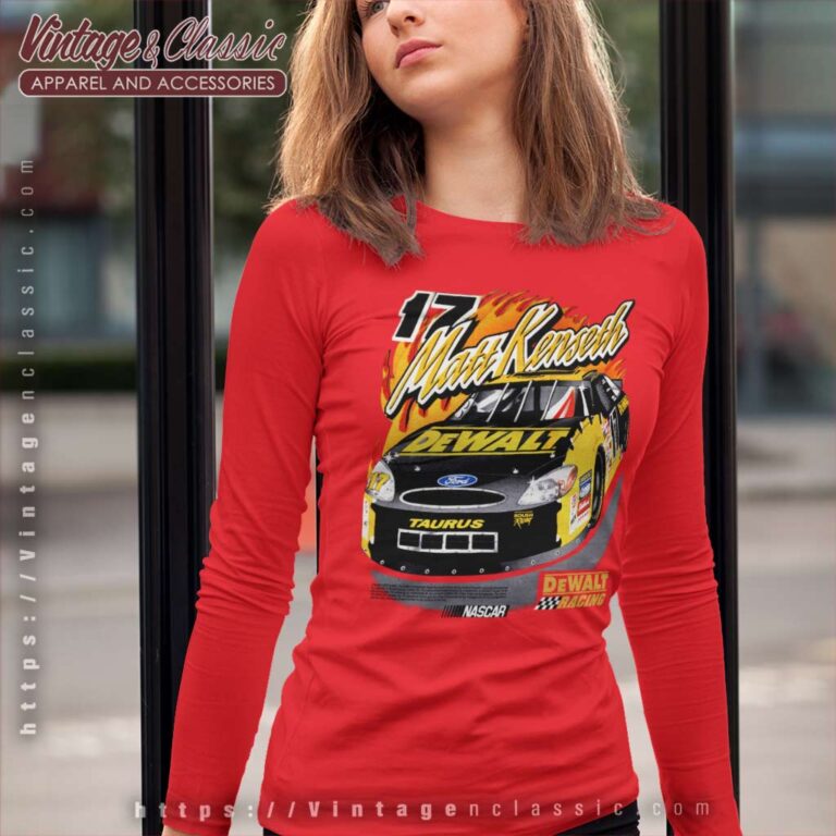 Nascar Matt Kenseth Ford Vintage Long Sleeve Tee Nascar Matt Kenseth Ford Vintage Long Sleeve Tee