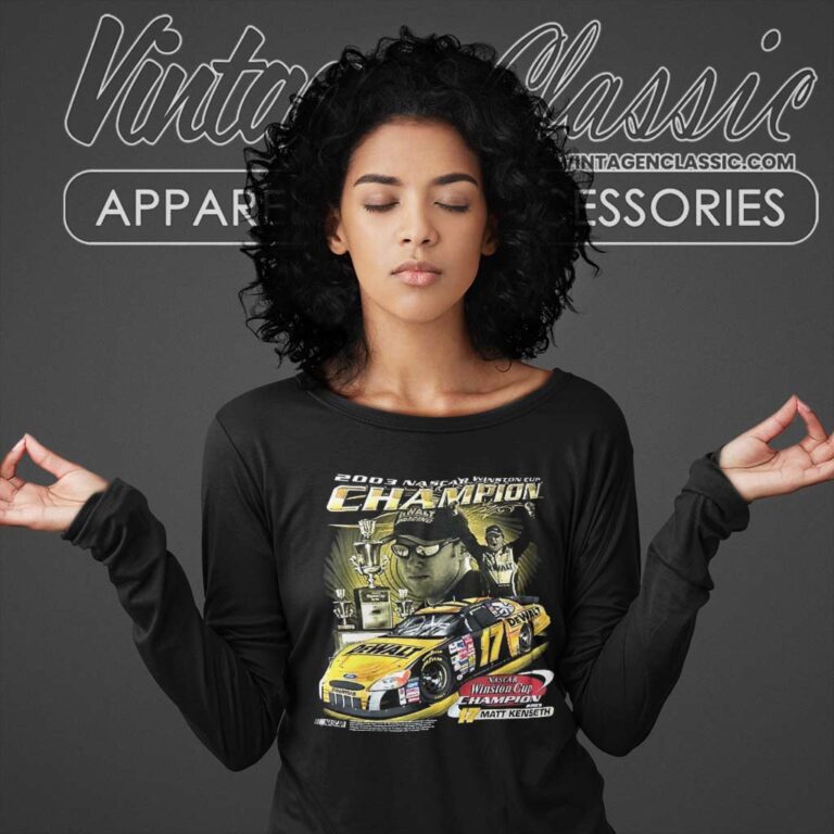 Nascar Matt Kenseth Winston Cup Champion Long Sleeve Tee Nascar Matt Kenseth Winston Cup Champion Long Sleeve Tee