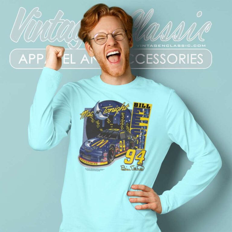 Nascar Mcdonalds Bill Elliott Long Sleeve Tee Nascar Mcdonalds Bill Elliott Long Sleeve Tee