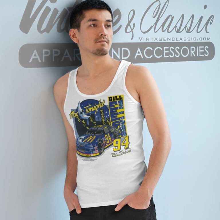 Nascar Mcdonalds Bill Elliott Tank Top Racerback Nascar Mcdonalds Bill Elliott Tank Top Racerback
