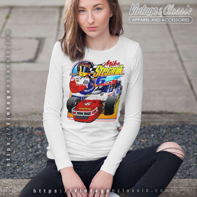 Nascar Mike Stefanik Burnham Hydronics Vintage Long Sleeve Tee Nascar Mike Stefanik Burnham Hydronics Vintage Long Sleeve Tee