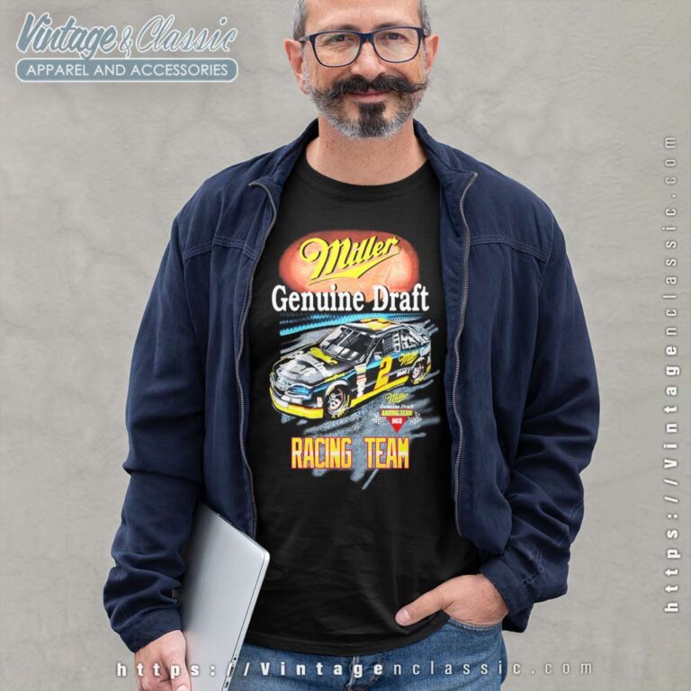 Nascar Miller Genuine Draft Racing Team Long Sleeve Tee Nascar Miller Genuine Draft Racing Team Long Sleeve Tee