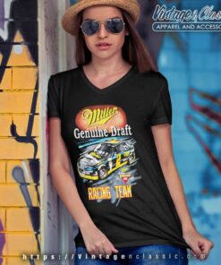 Nascar Miller Genuine Draft Racing Team Shirt, Rusty Wallace Ford 5 Nascar Miller Genuine Draft Racing Team V Neck TShirt