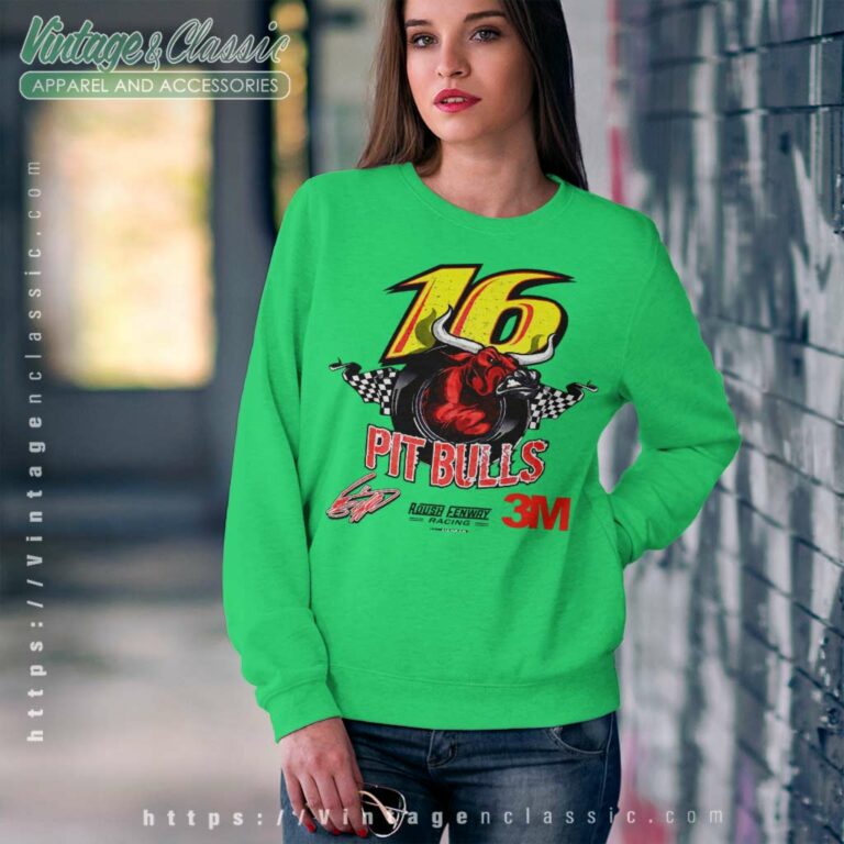 Nascar Pitbulls 16 Vintage Racing Sweatshirt Nascar Pitbulls 16 Vintage Racing Sweatshirt