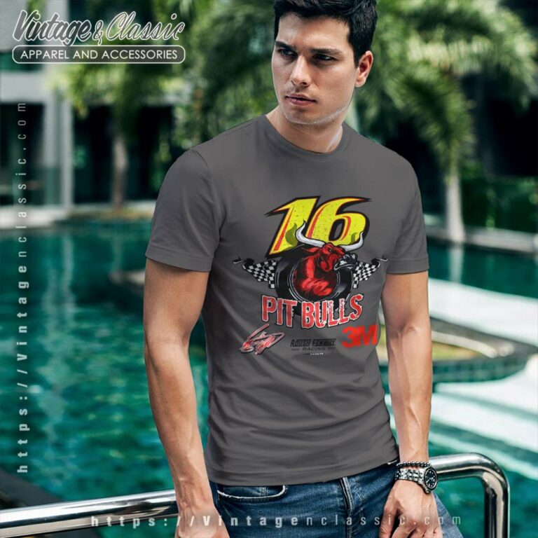Nascar Pitbulls 16 Vintage Racing T Shirt Nascar Pitbulls 16 Vintage Racing T Shirt