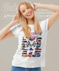 Nascar Race For The Cup Vintage Women TShirt
